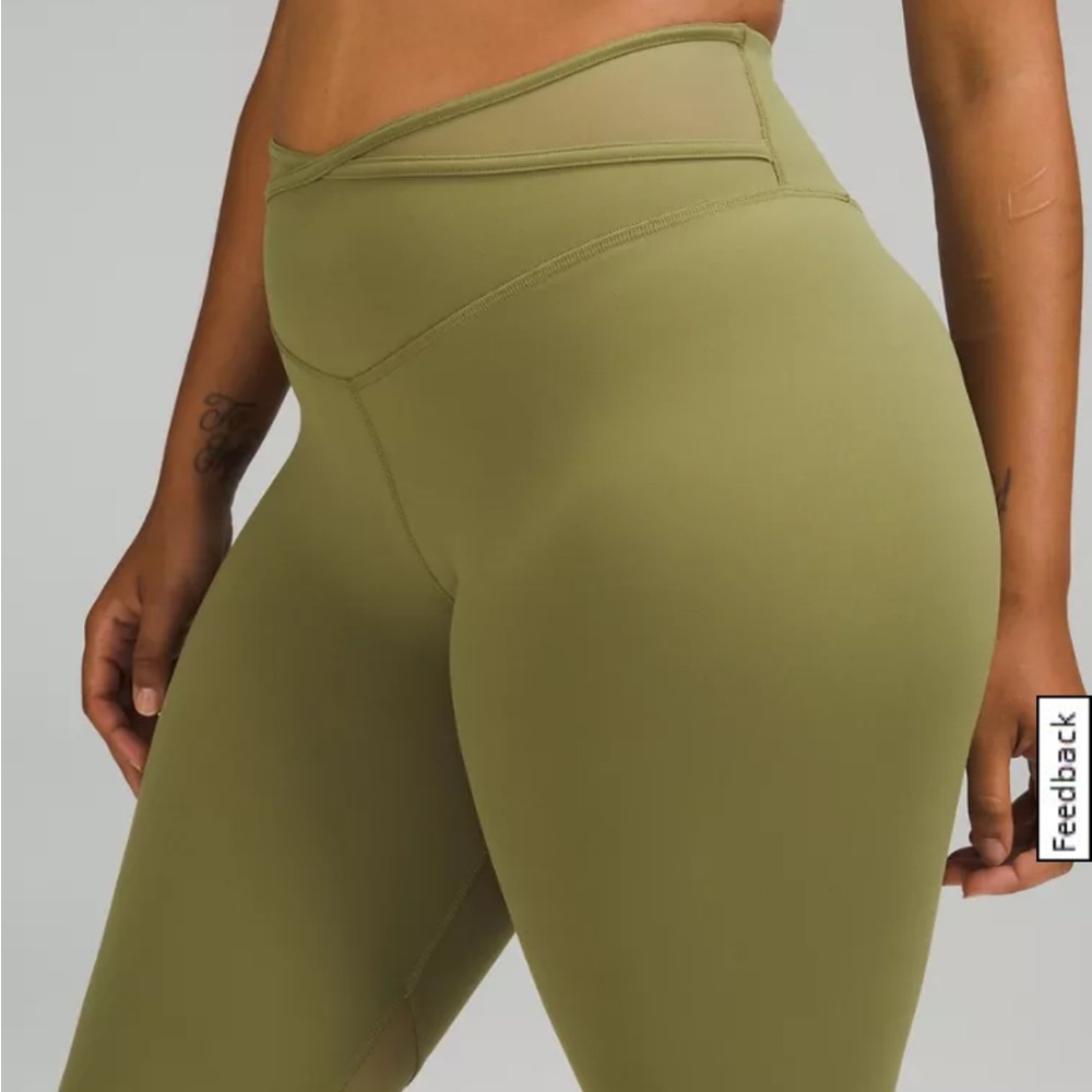 Lululemon nulu crisscross mesh tight sz10 - Picture 2 of 15